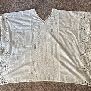 Merona Ivory Lace Poncho